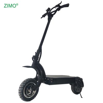 China 2021 women wide wheel 1000w front and rear spring suspension folding dual motor electric scooter for sale