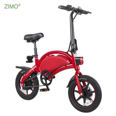 China 2022 New Steel Pedal Assist Foldable Electric Bike 	Lithium Battery Bike for sale