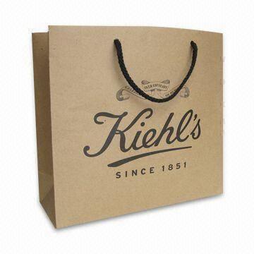 China kraft paper shopping bag recycled kraft paper bag any size any printing for sale