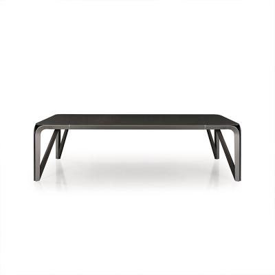 China Modern best-selling long table middle modern living room table stainless steel center square coffee table for sale