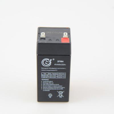 China Rechargeable Toys Battery 4v 4ah Lead Acid Battery For Electronic Scale Weighing Use for sale