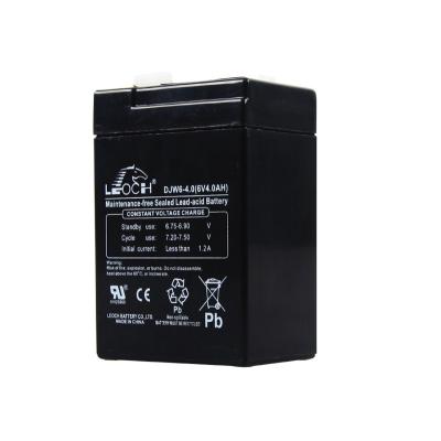 China Toys 6V 4Ah 20hr Rechargeable Lead Acid Batteries For Ladders for sale