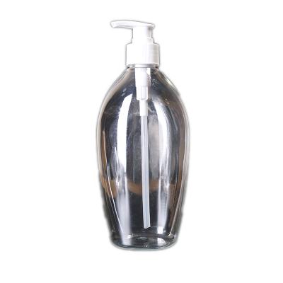 China Personal Care Bath Shampoo Emulsion Shampoo Transparent PET Plastic Bottle for sale