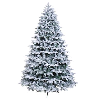 China Factory Sale Artificial Snowfall Christmas Tree Christamas Home Decoration Ornament Stand Accessory Eco-friendly Material Xmas Direct for sale