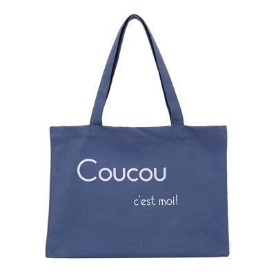 China Colapsable Logo Printed Organic Cotton Canvas Custom Made Promotional Tote Bag for sale