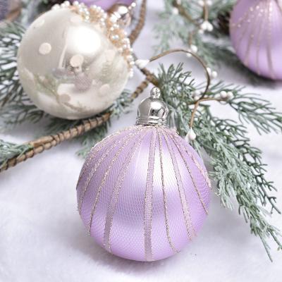 China Custom Modern Plastic Christmast Ornament Shatterproof Decorative Decorative Christmas Ball Set for sale