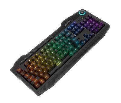 China 125*70*42mm (L*W*H Keyboard and Mouse Kit Rainbow LED) Alseye G6 Backlit 104 Keys Gaming Keyboard, Gaming Wired Keyboard with Button voice control for sale