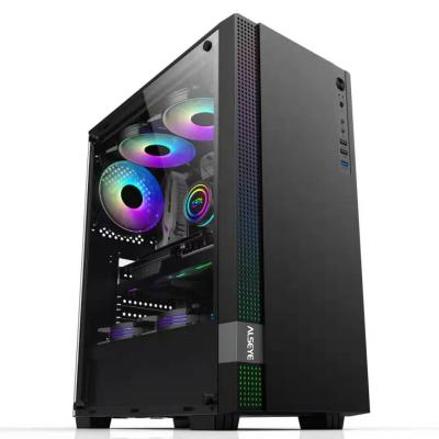 China With Side Panel Window ALSEYE C2 Tempered Glass PC Gaming Case CPU Case CPU Gaming PC Mini-ITX/ATX/Micro ATX for sale