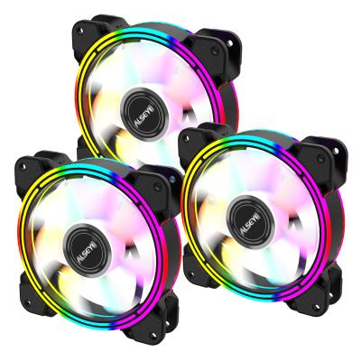 China Accessible Computer Case ALSEYE 12025mm RGB PC Fan Case Fan Kit PC Case Fan for sale