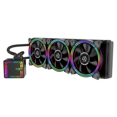 China Computer AIO Case ALSEYE CPU Coolers 240mm Water Cooling Liquid Cooler for sale