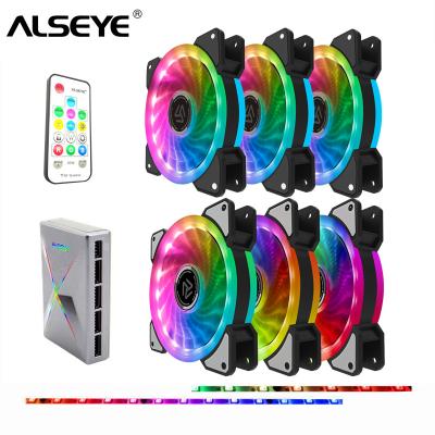 China Computer Case ALSEYE 12025mm ARGB LED Fan For Gaming PC Cooler Case Accessible Fan Kits for sale