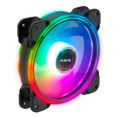 China Computer Case Alseye 120mm RGB Fan Computer Case Fan Led For Gaming PC Computer Fan for sale