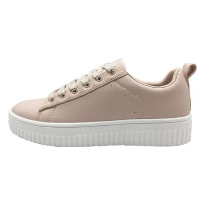 China Light Weight/Comfortable/Breathable/Flexible and Soft Breathable Pu Sneakers Ladies Casual Shoes High Quality Fashion Women Casual Shoes for sale