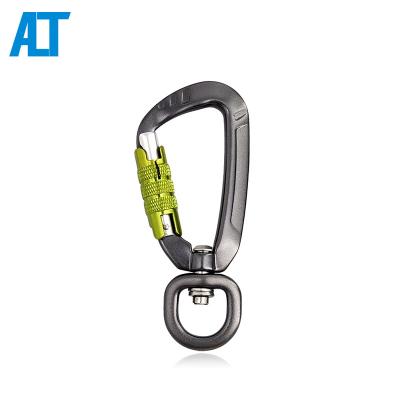 China Carabiner Heavy Industry Ailot 4KN Heavy Industry Dog Leash Twist Door Snap Hook Custom Wholesale for sale