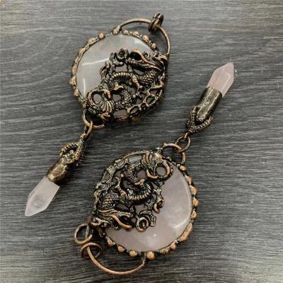 China CH-LAP0131 CLASSIC stone pendant jewelry, wholesale cheap gemstone pendant, handmade jewelry charm pendant for sale