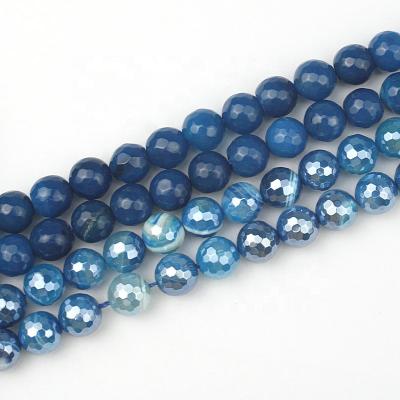 China Other new design CH-JEB0046 faceted agate bead with plating, wholesale fashion jewelry accessories for sale