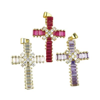 China CH-LHP0755 hot sales CLASSIC! ! colorful cz cross/bear pendants, cz pendant, pendants wholesale for sale