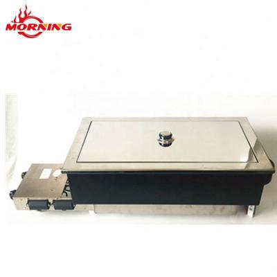 China Commercial Korean Grill and Hot Pot Singapore Malaysia Ireland Gas BBQ Grill Rotisserie Grill for sale