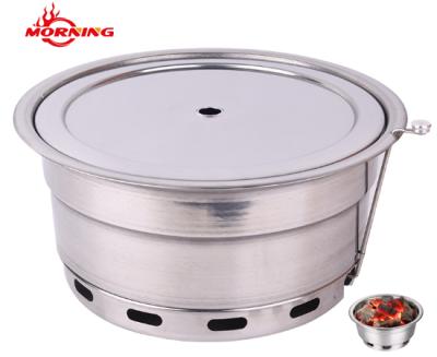 China Stainless Steel Large Size Grill Charcoal BBQ Stove Smokeless Table Grill Wholesale Charcoal Table Grill for sale