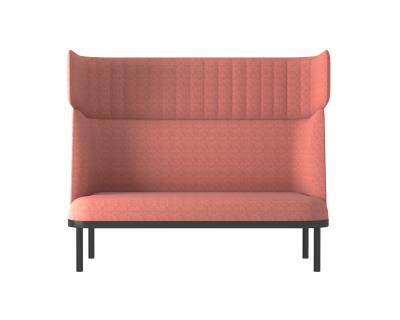 China Comfortable Convertible High Back Leisure Furniture Metal Legs Sofa For Living Room Hotel Office Lounge for sale