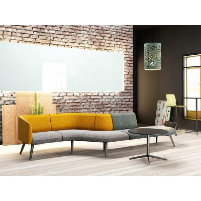 China Modular Modern Modular Leather Set Furniture 1 Seat Chair Office Reception Sofa For Public Area zu verkaufen