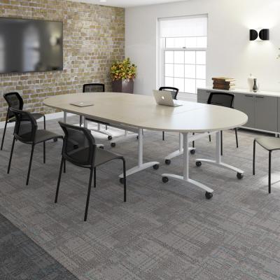 China Modern Foldable Negotiation Office Furniture Meeting Table Project Desk For Conference Room for sale