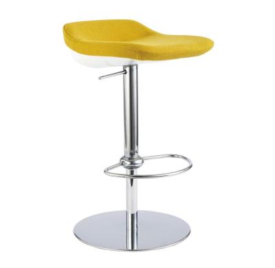 China Fine Workmanship Modern High Swivel Office Furniture Injection Foam PU Bar Stool Seat for sale