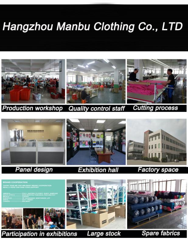 Verified China supplier - Hangzhou Manbu Clothing Co., Ltd.