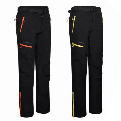 China Outdoor Cargo Breathable Men Hiking Trekking Pants Waterproof Breathable Soft Shell Pants With Pockets for sale