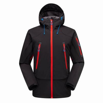 China Dopshipping Breathable Outdoor Sport Hiking Clothing Men Hunting Fishing Waterproof Passionate Ski Hoodie Coat Softshell Jacket Warm Fleece for sale