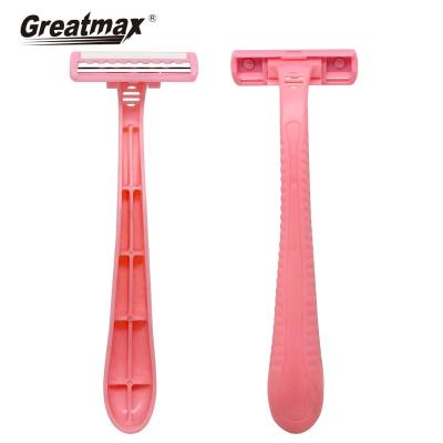 China 12 Piece Twin Blade Custom Logo Disposable Razor Twin Blade Razor for sale