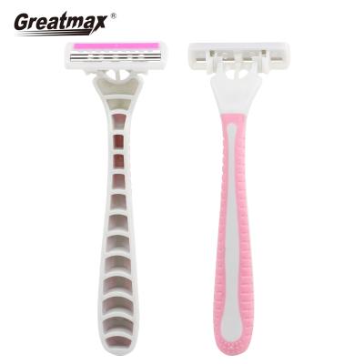 China Triple Blade Face Straight Shaving Razor With Blade Men's Shaving Razor For Women for sale