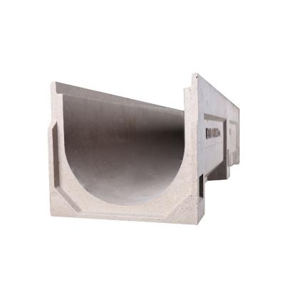 China Contemporary Hot Sale U Type Finished Concrete Drain Pipe Resin Rainwater Drainage for sale