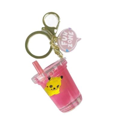 China The Other Key Chain Ring Cartoon Floating Marine Animal Acrylic Version In The Oil Couples Cute Satchel Dangling Trend for sale