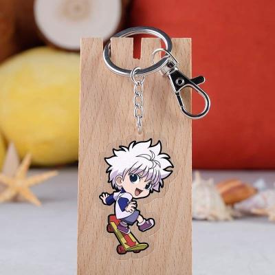 China Promotion Gift HUNTER X HUNTER Anime Killua Zoldyck Kurapika Key Chains Key Chain Cosplay Bilateral Acrylic Pendant Keychain for sale