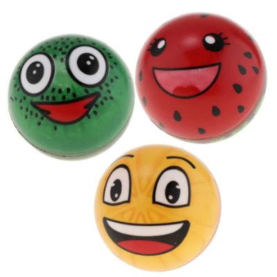 China Pack of 3pcs bouncy balls bulk 3inch for toddlers babies to learn crochet and throw, also supplies 2 gifts for sale