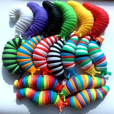 China Hot Creative Colorful 3D Twist Ingot Toys Amazon Tiktok Snail Stirrer Toys, Relieve Fun Decompression Snails Stir Slug Toy for sale