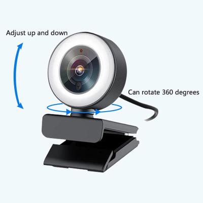 China For Android PC 1K/2K/4K/8KWebcam Full HD 1080P WebCamera Laptop Windows 10 With Auto Focus 8MP PC Computer Laptop USB Audio Jack Coverage Webcams For microphone lens for sale