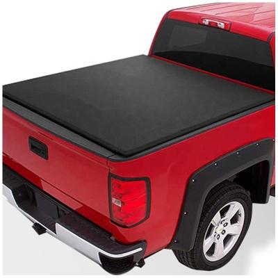 China Automotive Parts Factory Wholesale Triple Tonneau Cover For 2007-2012 D-Max Pickup Truck Bed Cover for sale