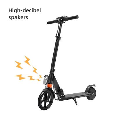 China Lightweight 2 Wheel Generation Unisex Black Foldable Electric Motorcycle Kick Electric Scooter Adult for sale