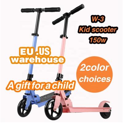 China EU unisex warehouse kids 2021 new design kids electric scooter two wheel electric scooter for sale