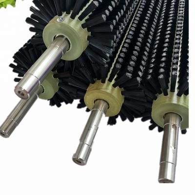 China Sustainable black and white brush roller for cleaning for sale