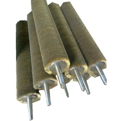 China POLISHING conveying steel wire brush roll for sale