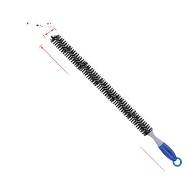 China Long Lasting 26-Inch Easy Bent Dryer Duct Cleaner And Fridge Condenser Coil Brush Auger Fiber Remover for sale