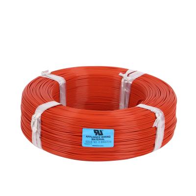 China Appliances UL1710 PFA Coated Nickel Plated Appliances A.W.G. 18 Wire Single Core Copper Wire Cable , Motor Lead Wires 200degree 600V for sale