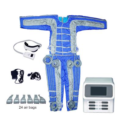 China Airbags Slim Weight Loss Pressotherapy Detox Beauty Equipment 24 Far Infrared Lymphatic Drainage Machine for sale