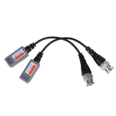 China ABS Plastic Single Channel BNC Connector HD AHD CVI TVI 4MP 5MP Video Balance Transformer Passive CCTV Accessories for sale