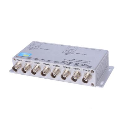 China HY-808F-HD Aluminum-alloy 8 channel passive video balanced transformer with TVs for sale