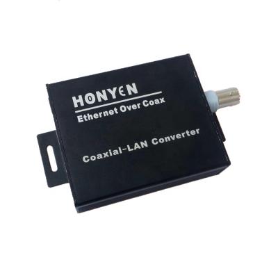 China Aluminum-alloy Ethernet Over Coaxial Cable Single Channel EOC Converter HY-EOC01-H for sale