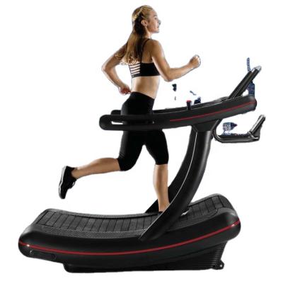 China GS-648 New Design Commercial and Very Popular Commercial Gym Curved Treadmill for sale